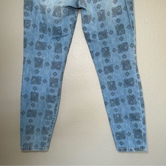 Current Elliott The Stiletto Vintage Paisley ankle skinny jeans women’s size 28 - Picture 8 of 11